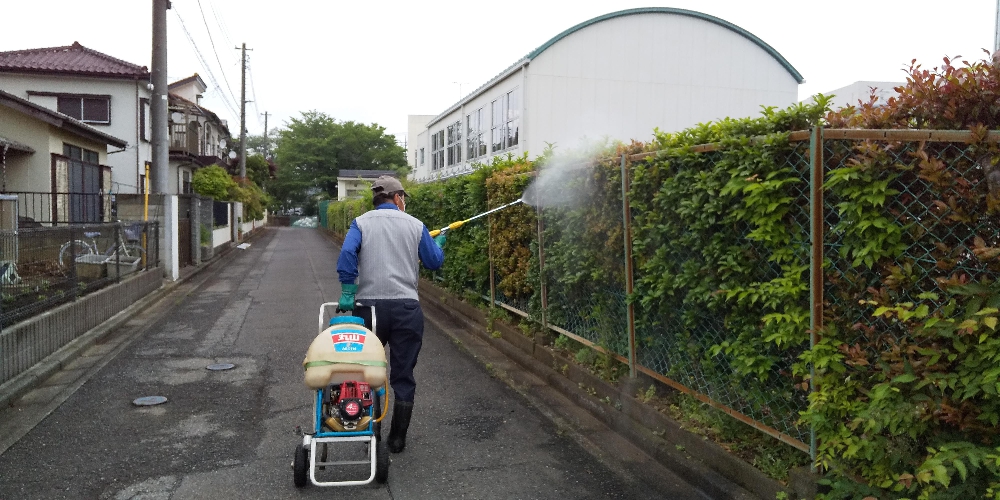 消毒散布
